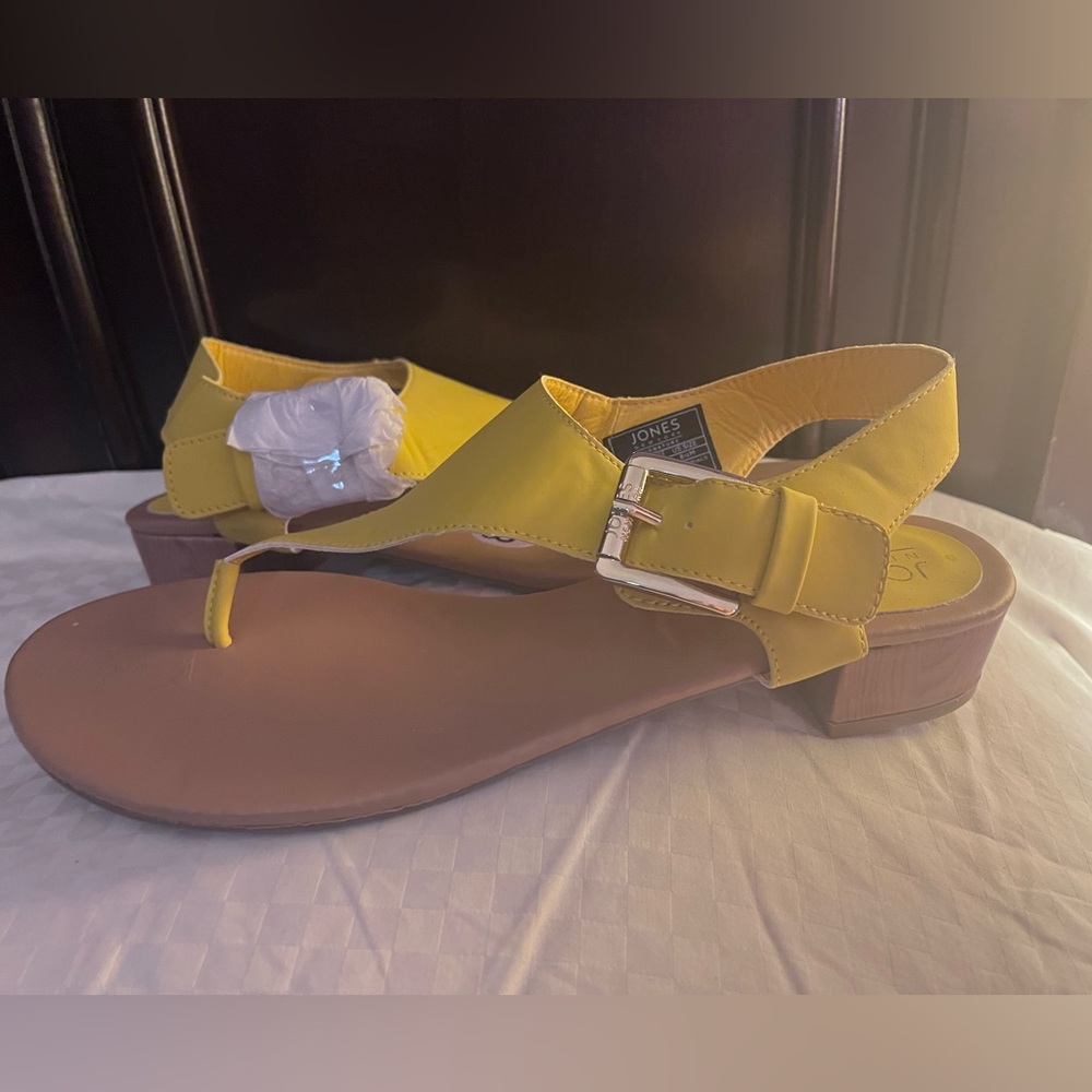 New yellow sandals